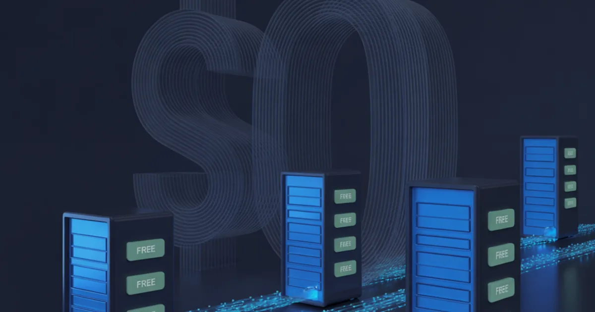 Grid of hosting provider logos showing free tier allocations