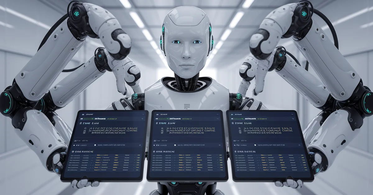 JSON feed structure being parsed by an AI crawler compared to complex XML RSS markup